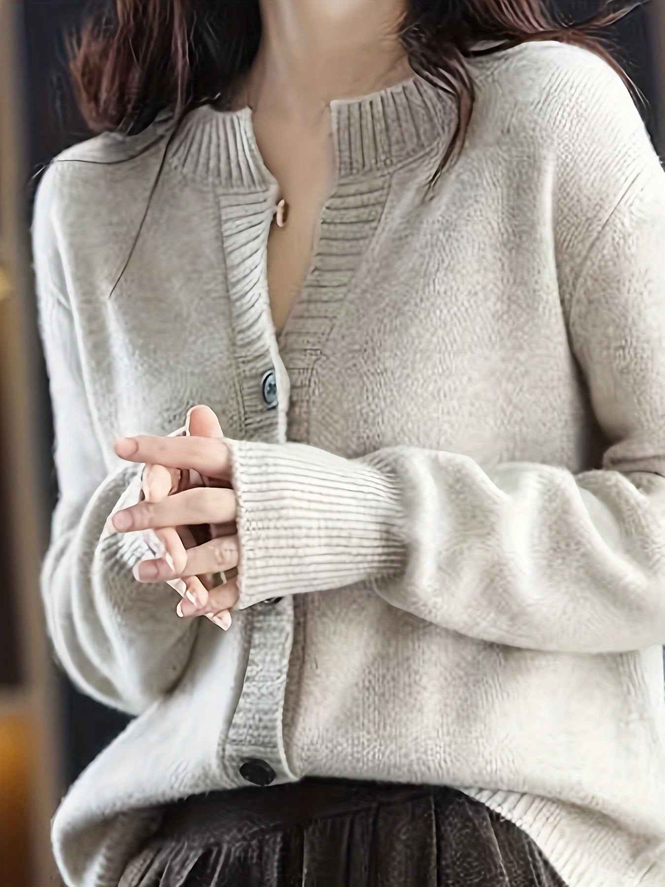 Michelle - Raffinierter Cardigan für eleganten Alltagsstil