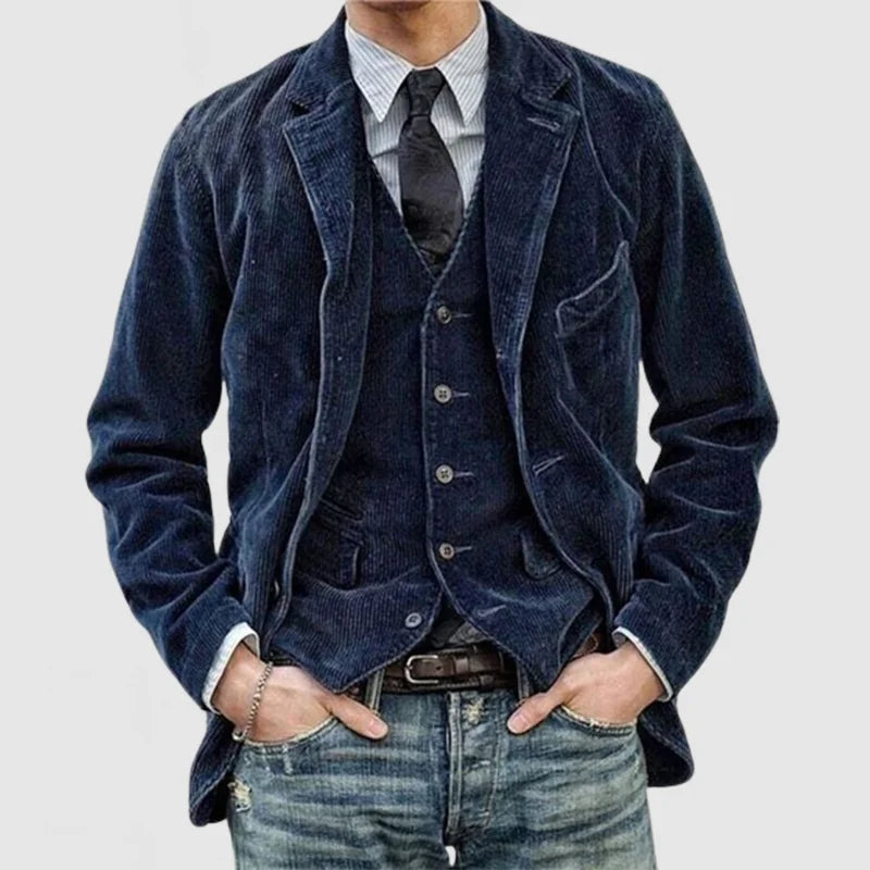 Aven – Elegantes Vintage-Set aus Blazer und Weste für einen unvergesslichen Stil