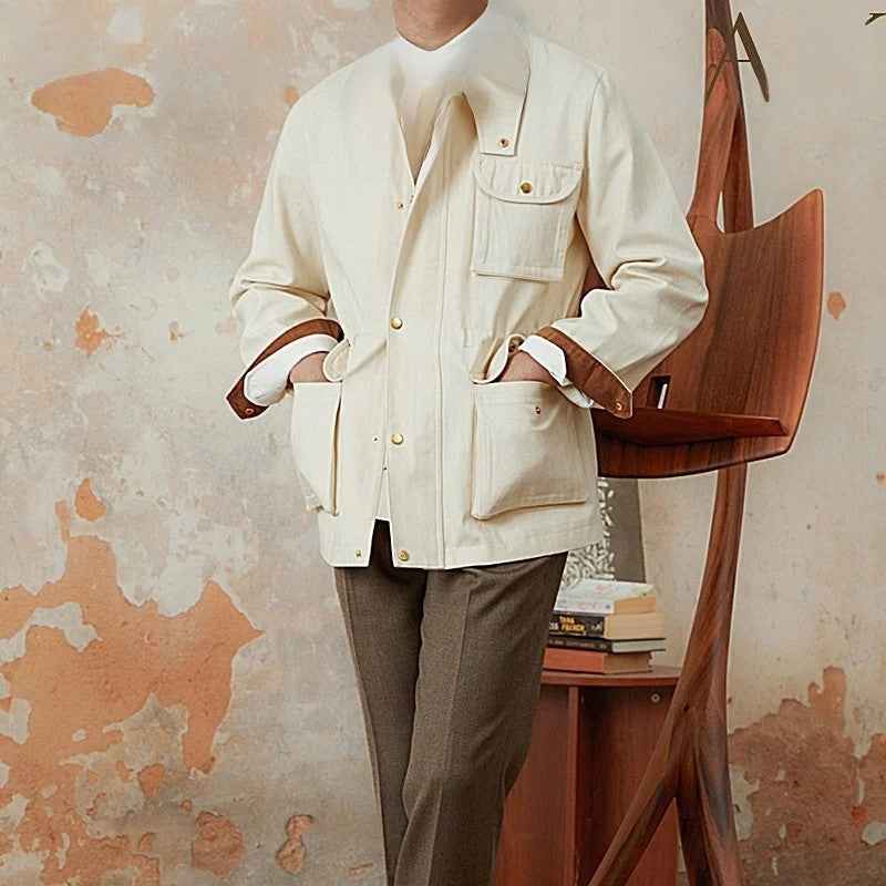 Elegante und warme Strickjacke mit Fischmuster in Oseille