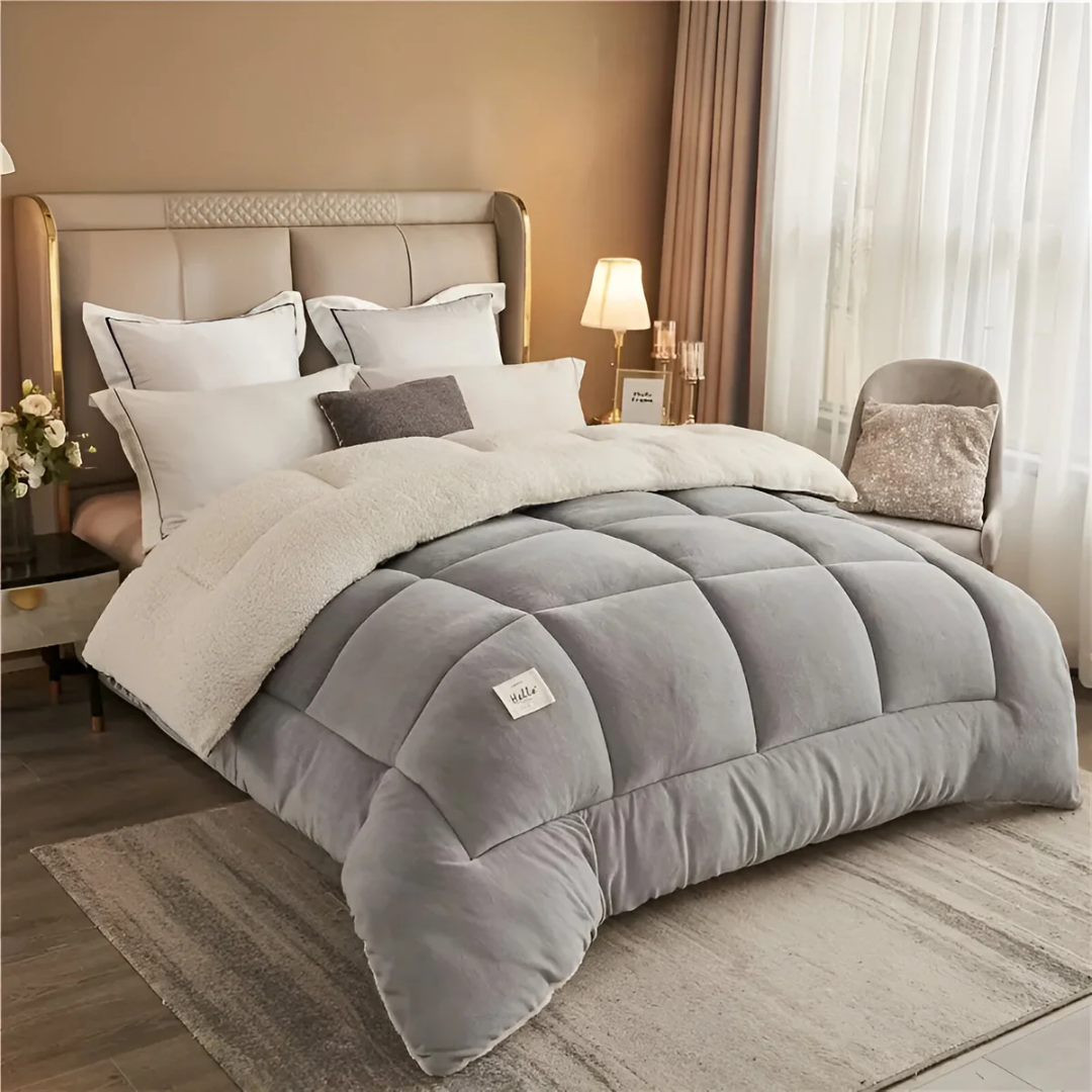 Vorlis Luxe Fleece Teddybär Bettbezug für ultimativen Komfort