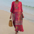 Elegante vestito bohemien orientale per uno stile senza tempo