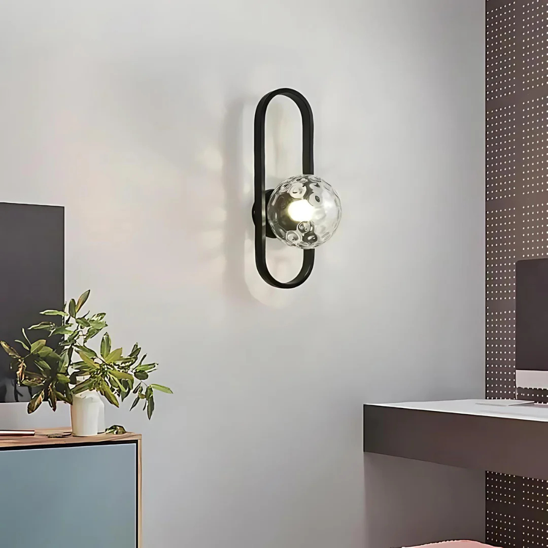 Elegante Ajax Luxe Glas Wandleuchte Für Innen – Moderne und Stilvolle Wandbeleuchtung