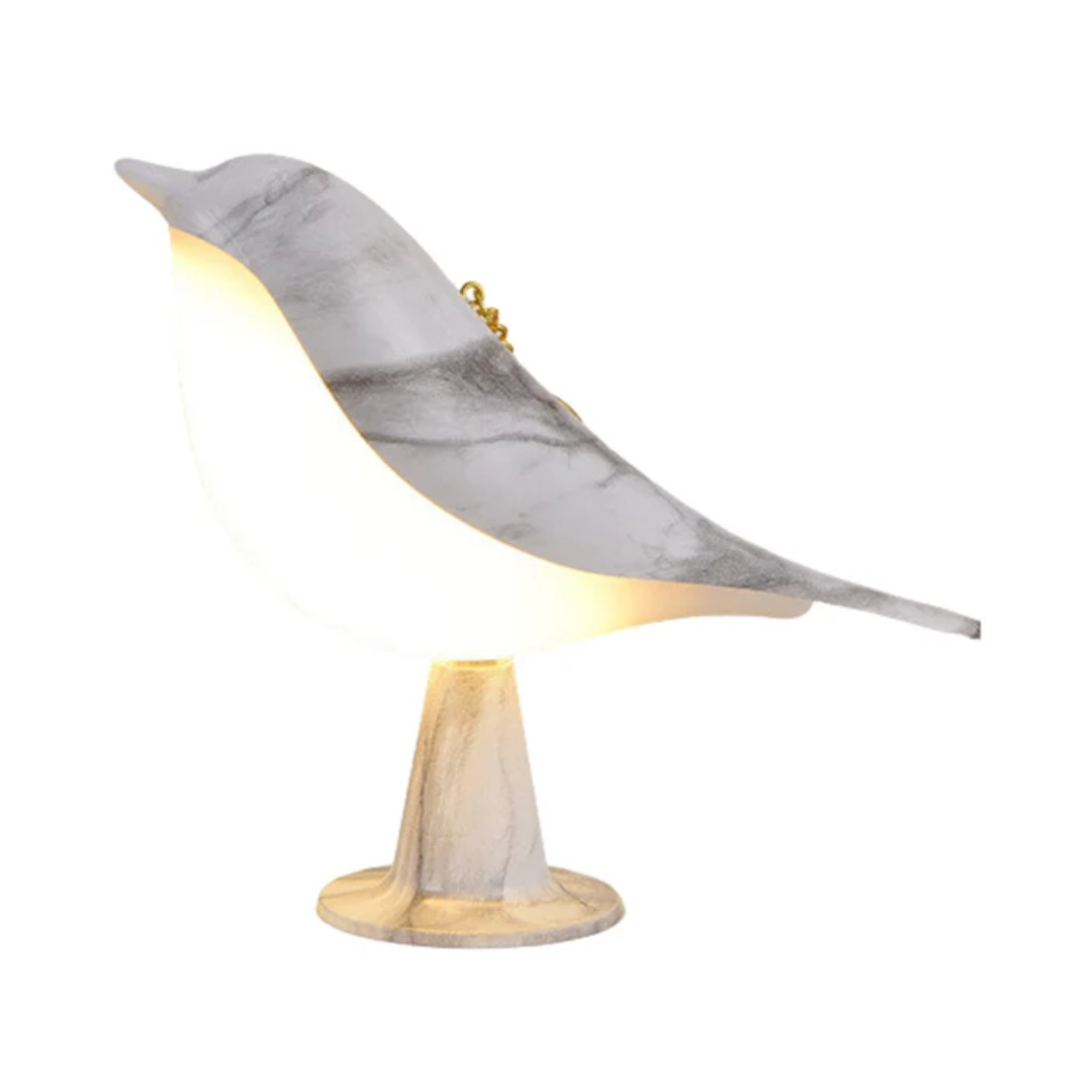 Thix - Tischlampe mit Vogel-Fenster Lustig und Dekorativ