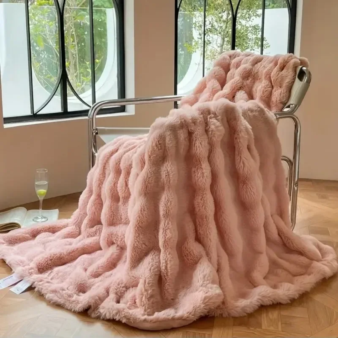 Rixus - Luxus-Plüschdecke für Komfort auf Sofa und Bett