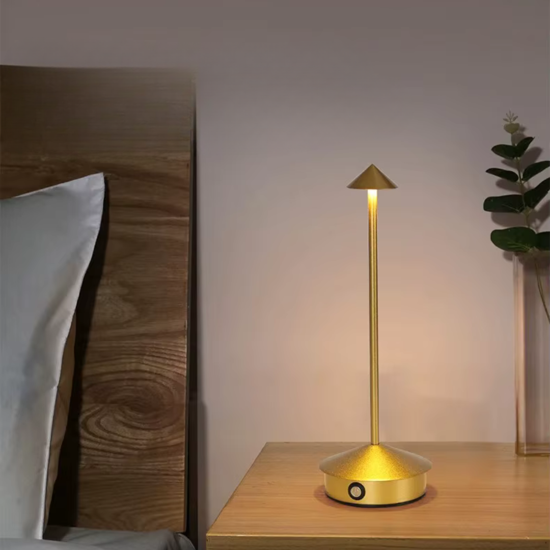 Solea - Elegante kabellose dimmbare LED-Tischlampe für stimmungsvolles Licht