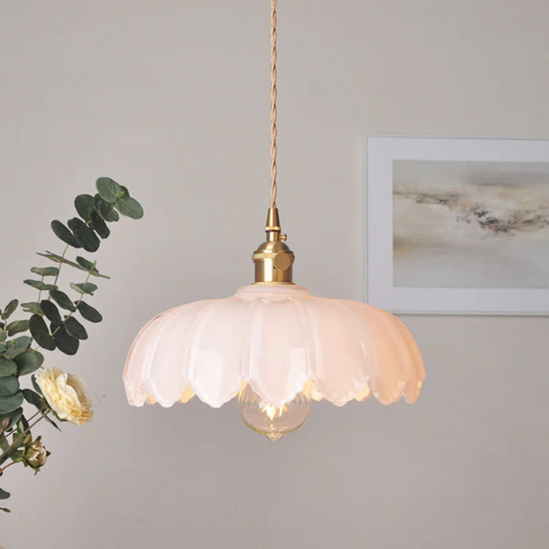 Xyvora - Elegante Vintage-Glas-Hängelampe für eine Einzigartige Atmosphäre