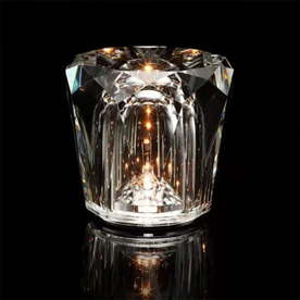 Elegante kabellose Kristall-Tischlampe für eine beleuchtete Atmosphäre