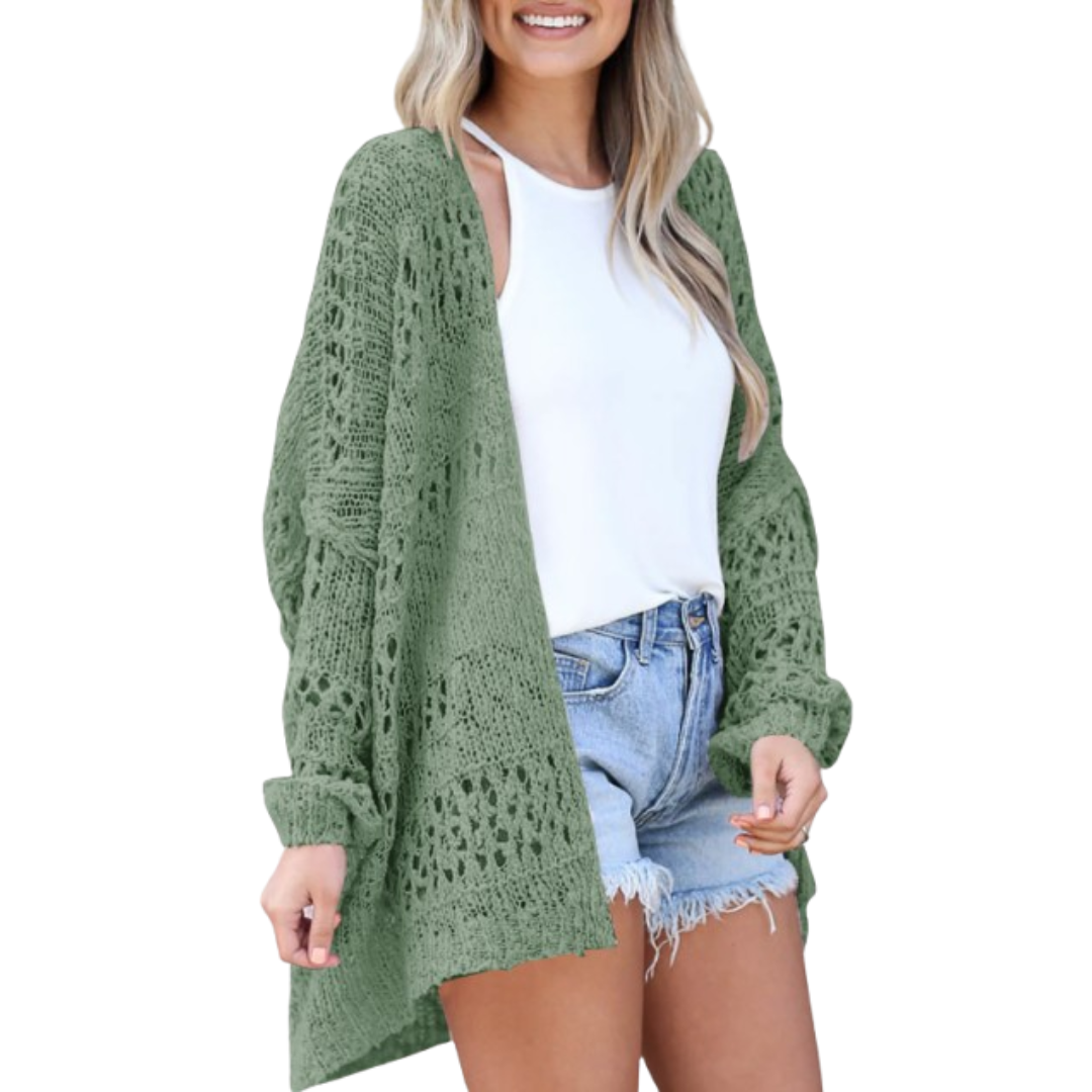 ARIZELA™ Leichter, oversize Boho-Sommercardigan – Mühelos chic und luftig