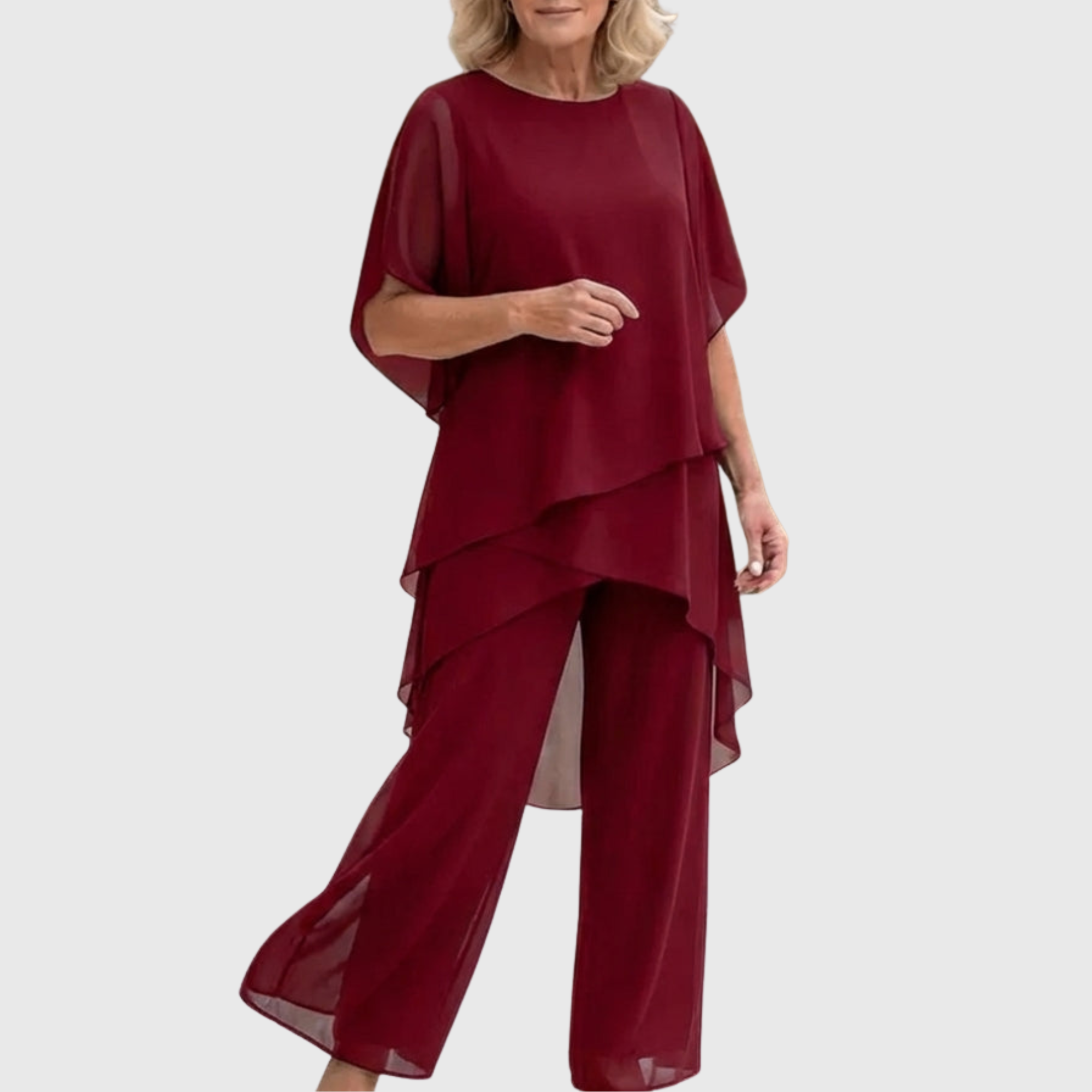 ELARA | Fließendes Palazzo-Set für eleganten Komfort und Stil