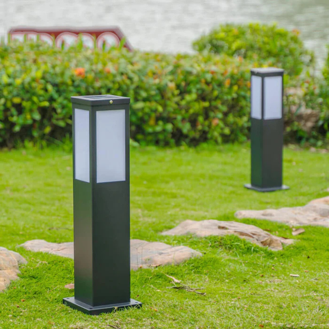 Viora – Energieeffiziente Moderne Solar Außenlampe für stilvolle Beleuchtung