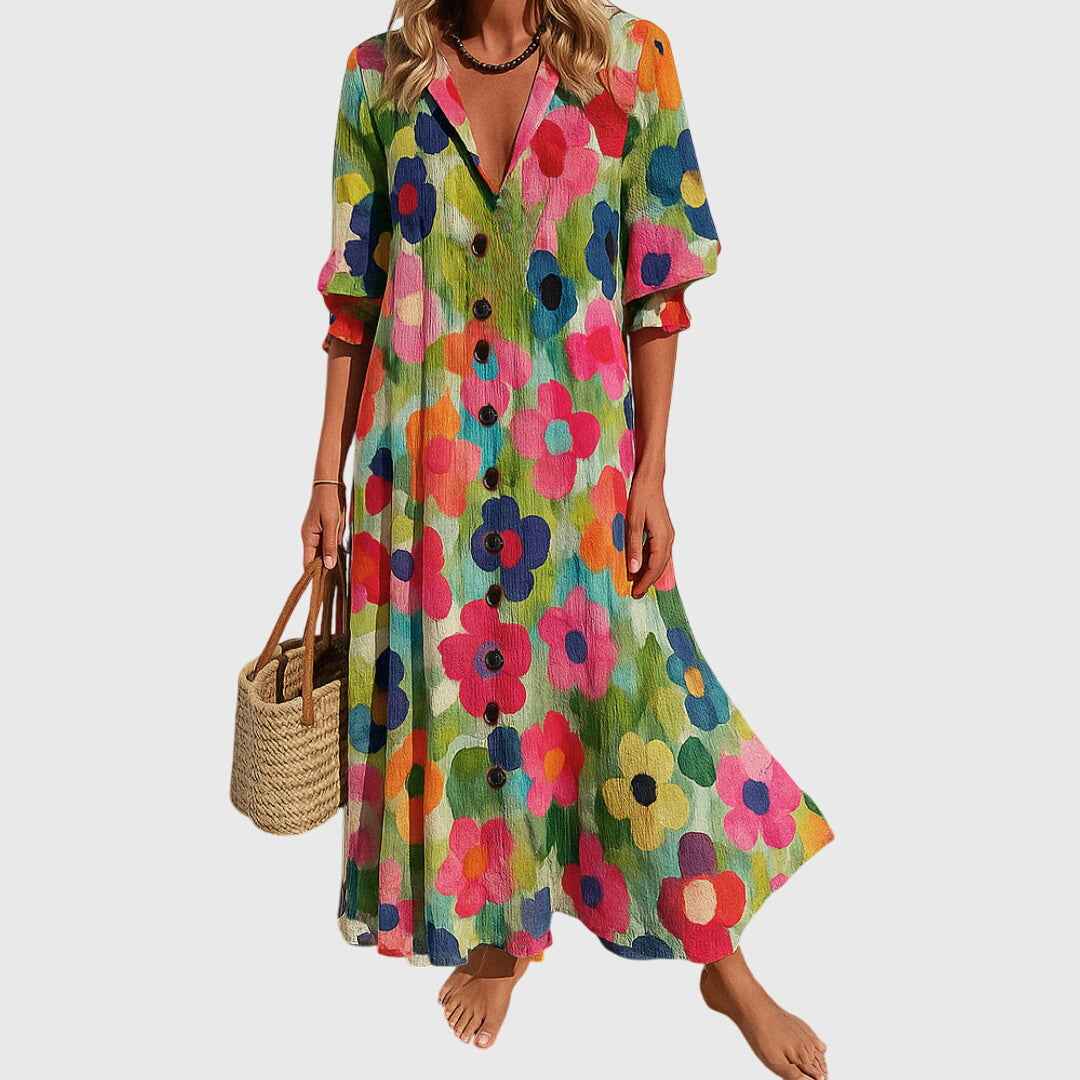 Damen's Elegant Slimming Kleid