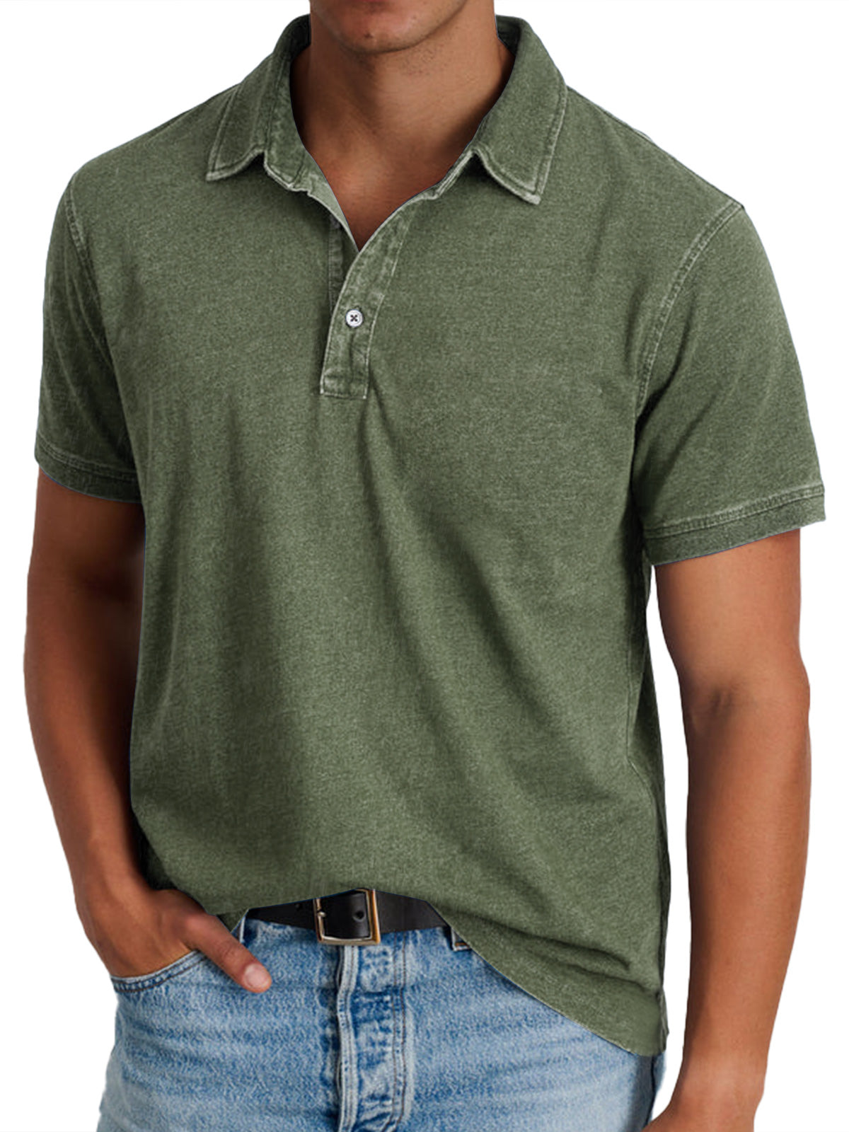 Raveena - Elegantes Polo mit Kragen für einen eleganten Look