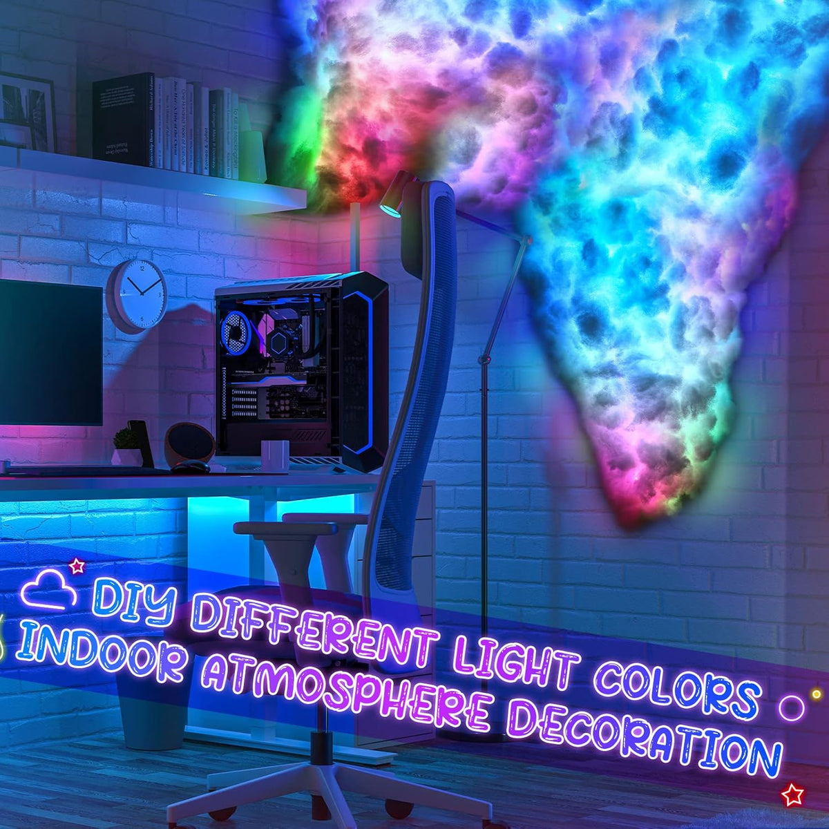 Dream Cloud Light – Musiksynchrone RGB LED Lampe