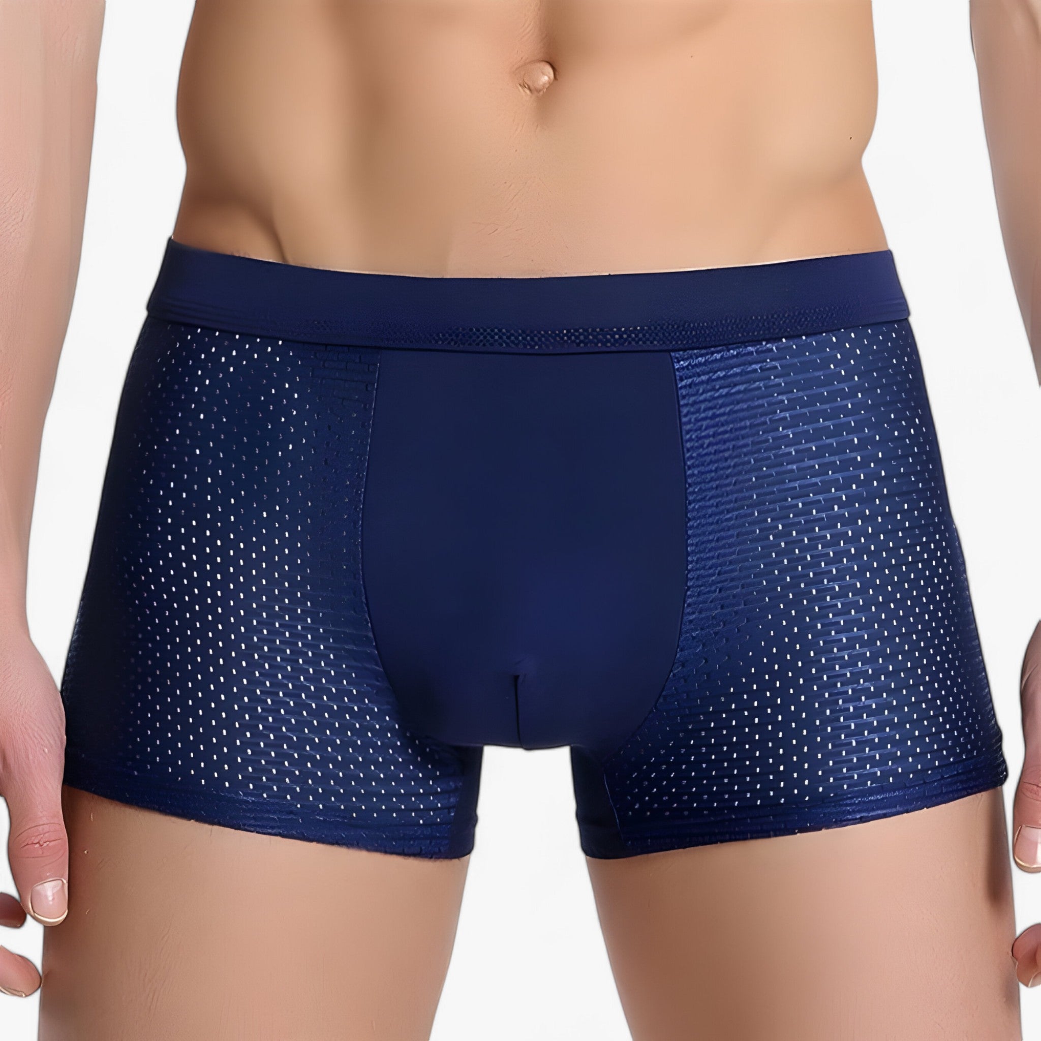 Bambus-Boxershorts für Herren, 10er-Pack, schwarz/grau - Atmungsaktive & hypoallergene Unterwäsche