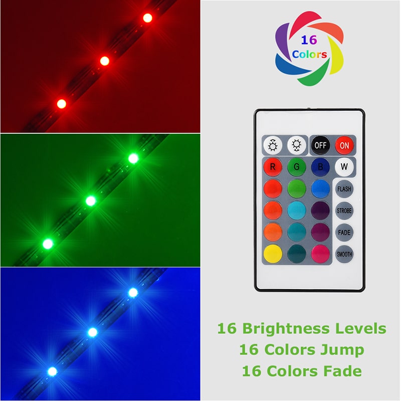 TV Hintergrundbeleuchtung LED Streifen – 16 Farben, USB
