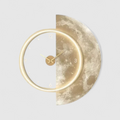 Mond-Wanduhr – Sanftes LED-Licht mit Himmlischem Design