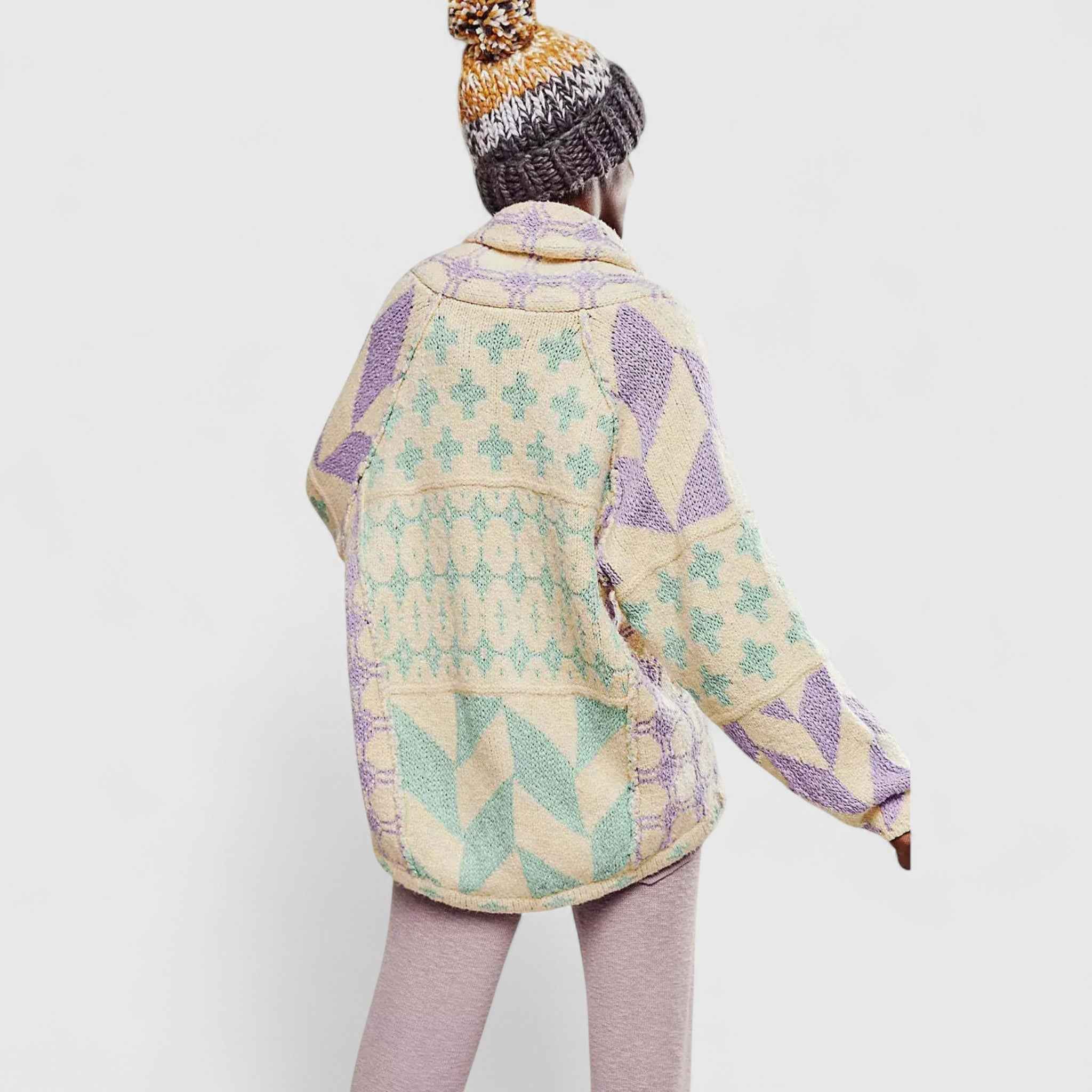 Edith – Eleganter Cardigan mit Langärmeln für einen bequemen Stil