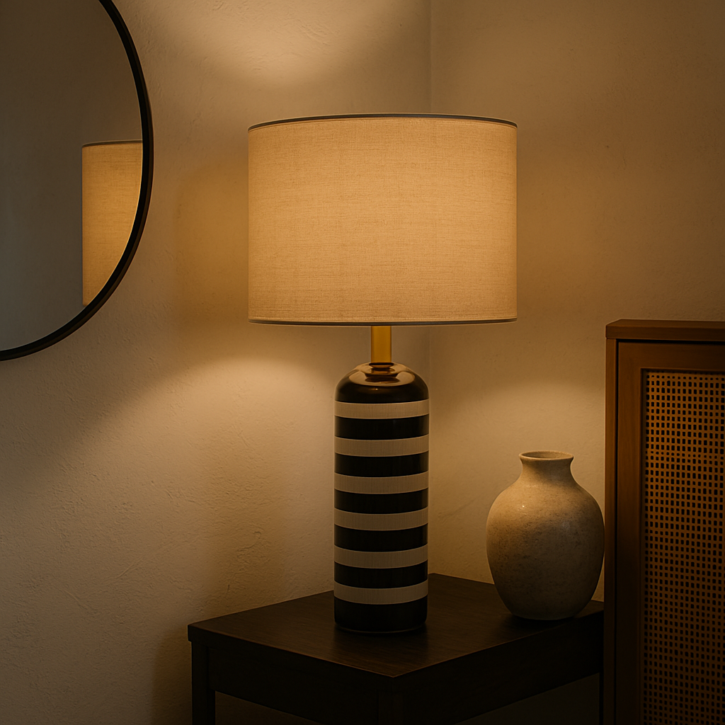 Florentha - Luxuriöse Marmor-Tischlampe für elegante Beleuchtung