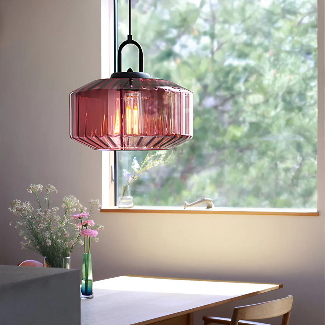 Mireta - Vintage Stilvolle Bunte Glas Hanglampe für eine Einzigartige Atmosphäre