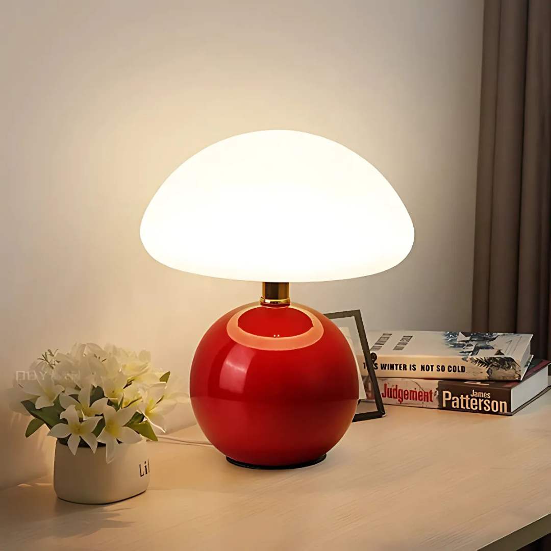 Photis - Moderne elegante Pilz LED-Tischlampe für eine stilvolle Atmosphäre
