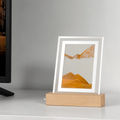 Elegante lampada da tavolo LED Driftsand mobile per un'illuminazione elegante