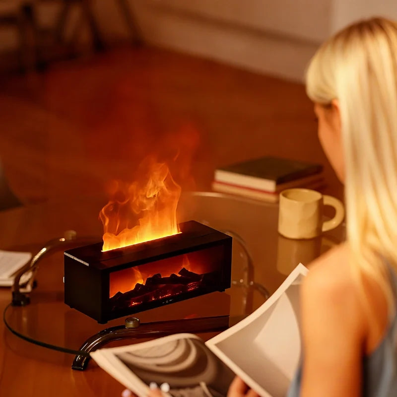 HearthGlow Flammen-Luftbefeuchter – Gemütlicher Feuer-Effekt Diffusor