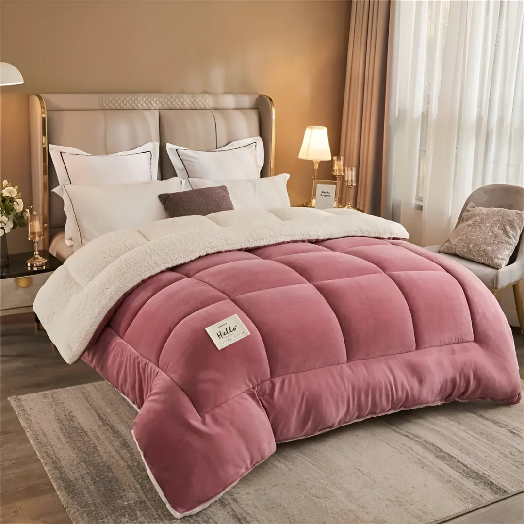 Vorlis Luxe Fleece Teddybär Bettbezug für ultimativen Komfort