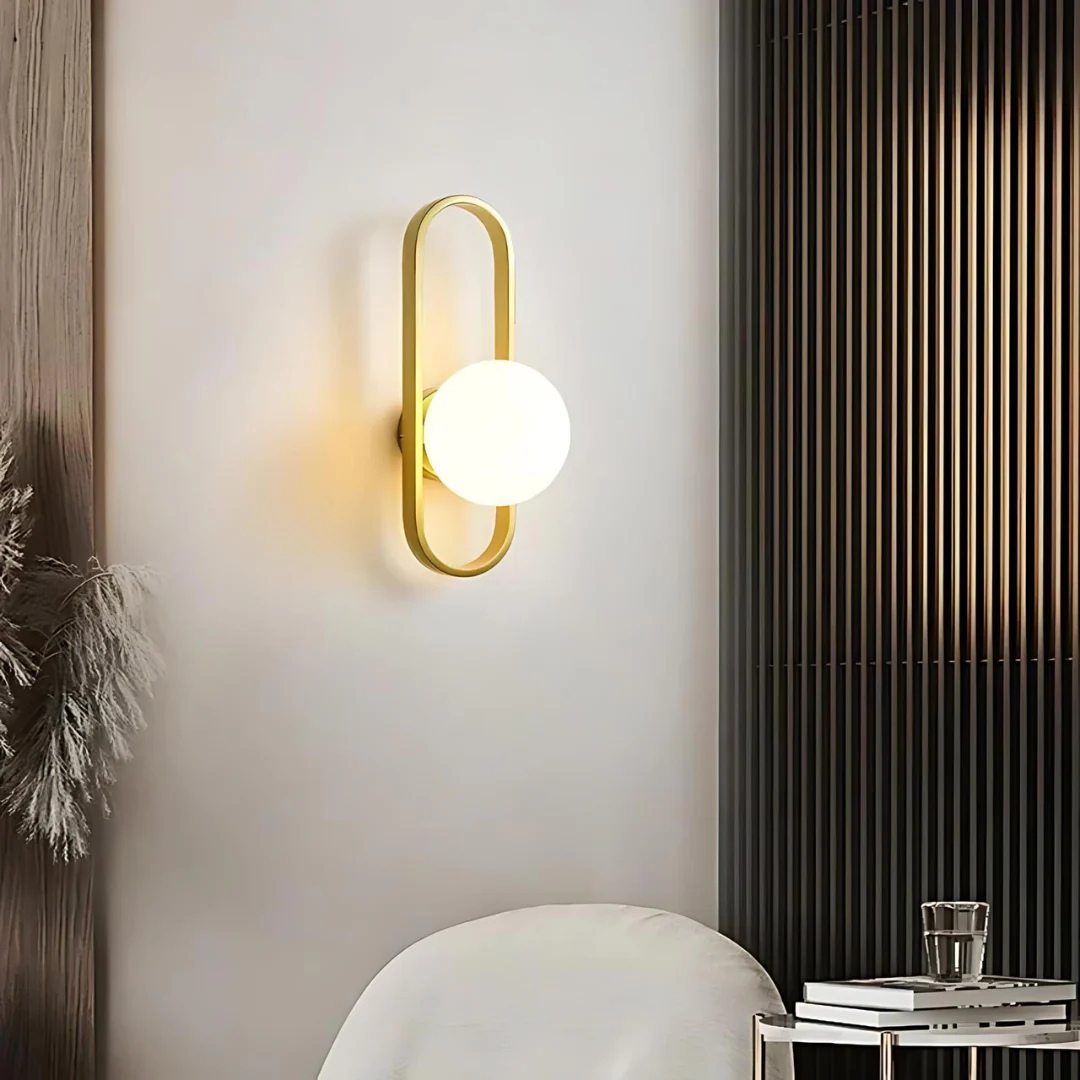 Elegante Ajax Luxe Glas Wandleuchte Für Innen – Moderne und Stilvolle Wandbeleuchtung