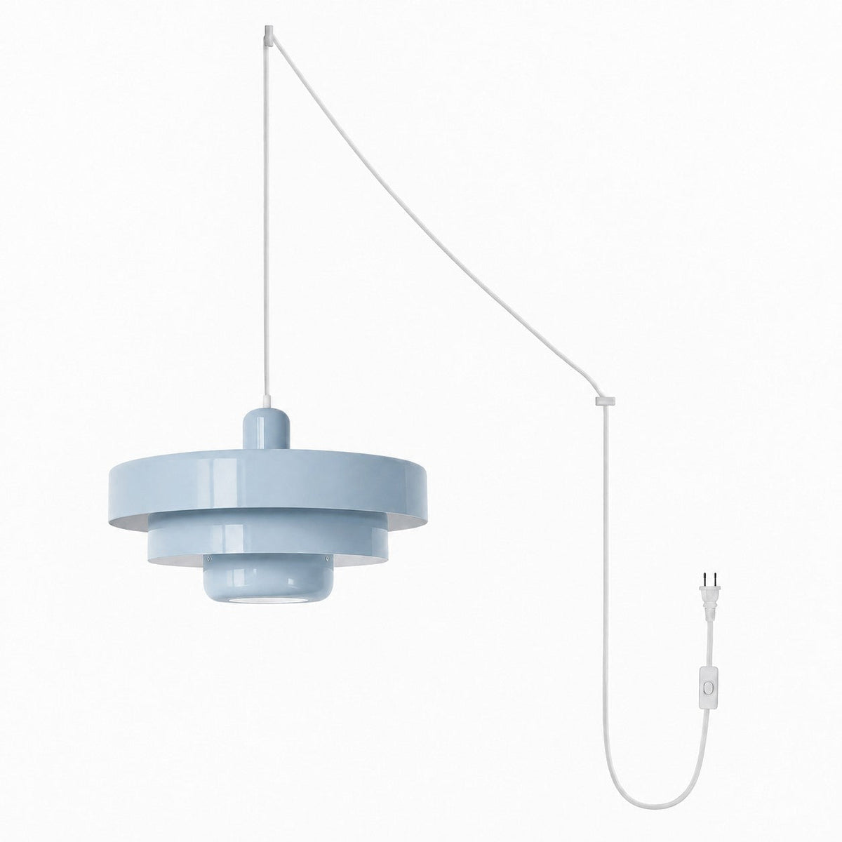 Retro Bauhaus Steckerpendelleuchte - Multicolor