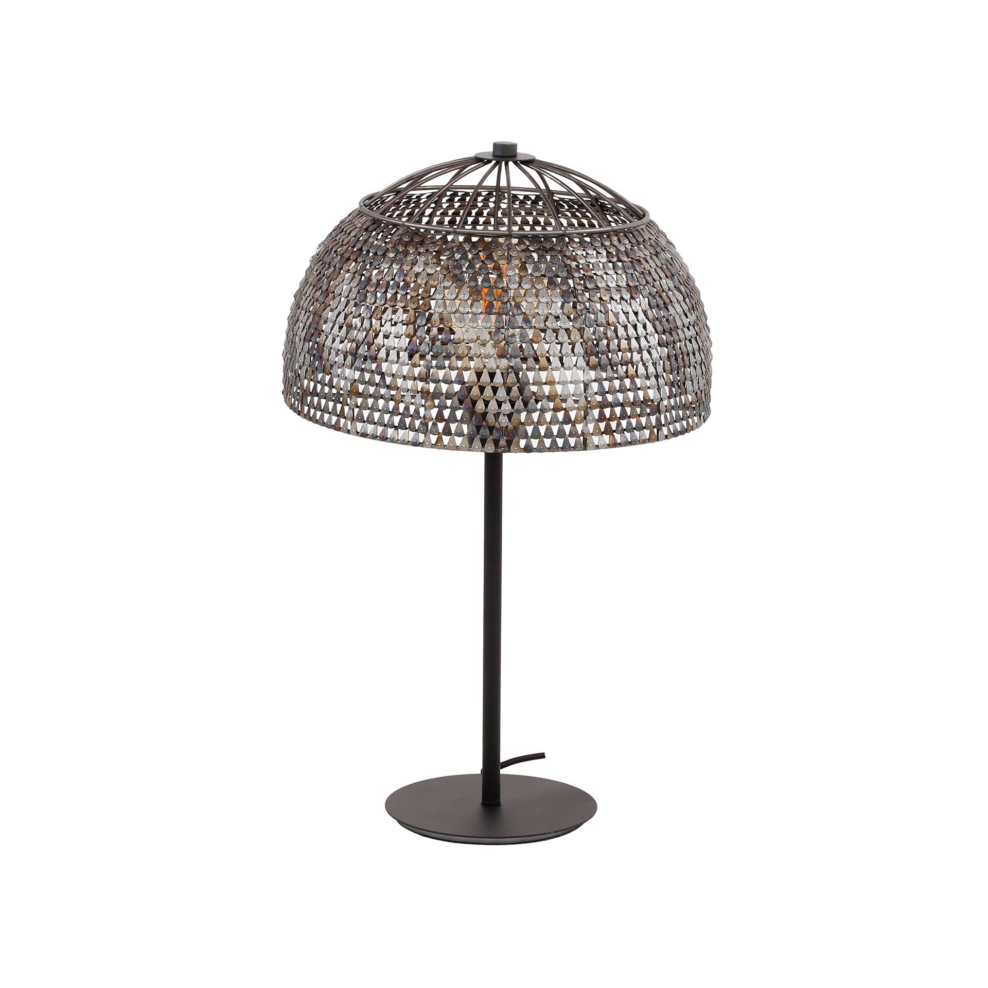 Lampe Alfie – Eleganz in Schwarz und Braun für einen stilvollen Look
