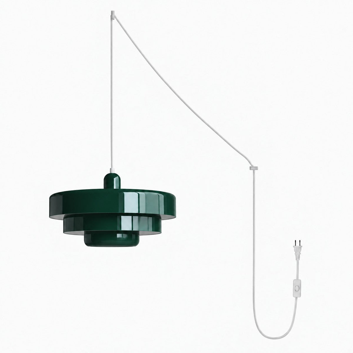 Retro Bauhaus Steckerpendelleuchte - Multicolor