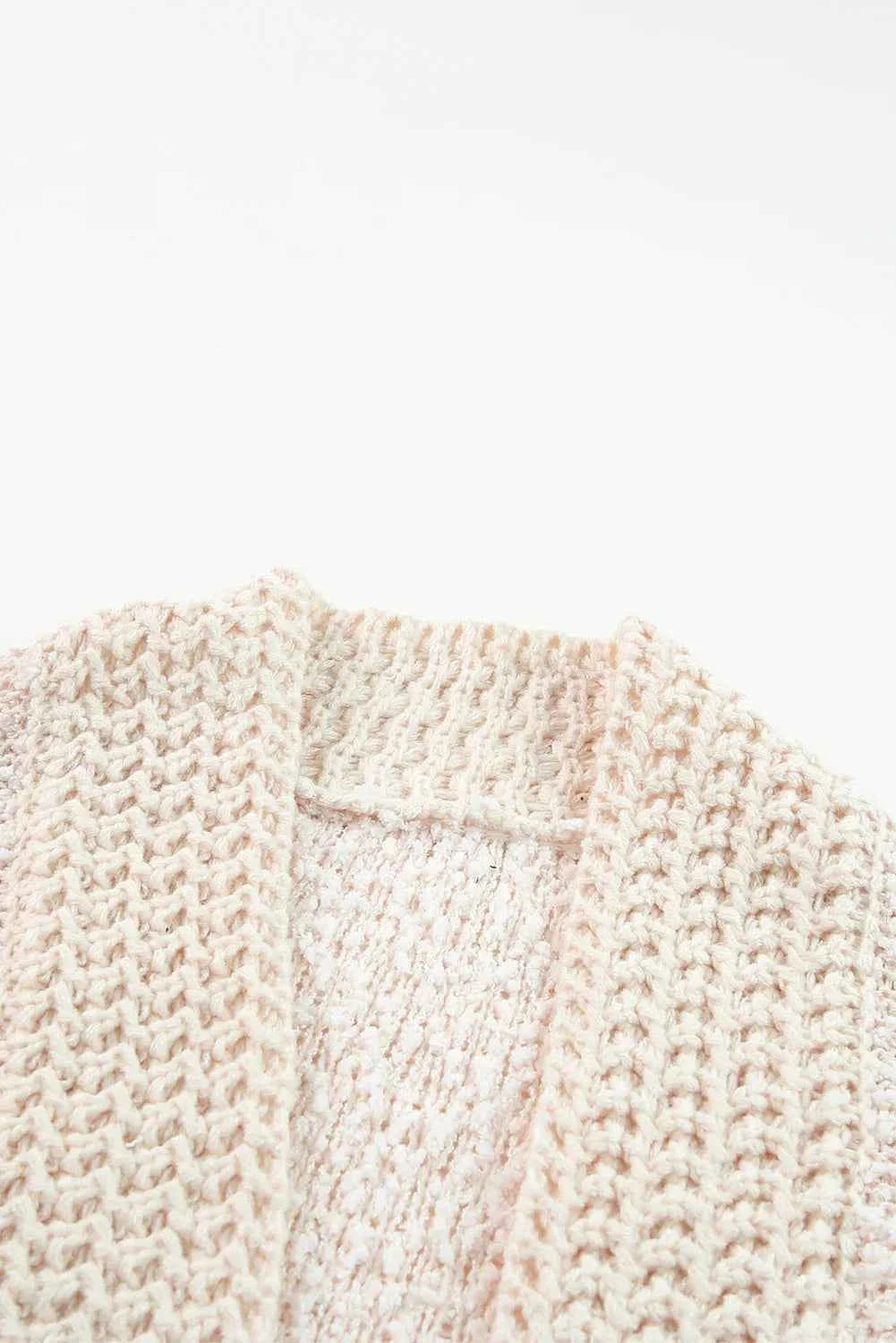 Schicker einfarbiger Cardigan mit offener Front