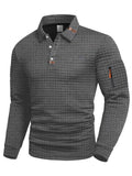 Poloshirt Herren mit Handytasche am Ärmel