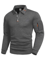 Poloshirt Herren mit Handytasche am Ärmel