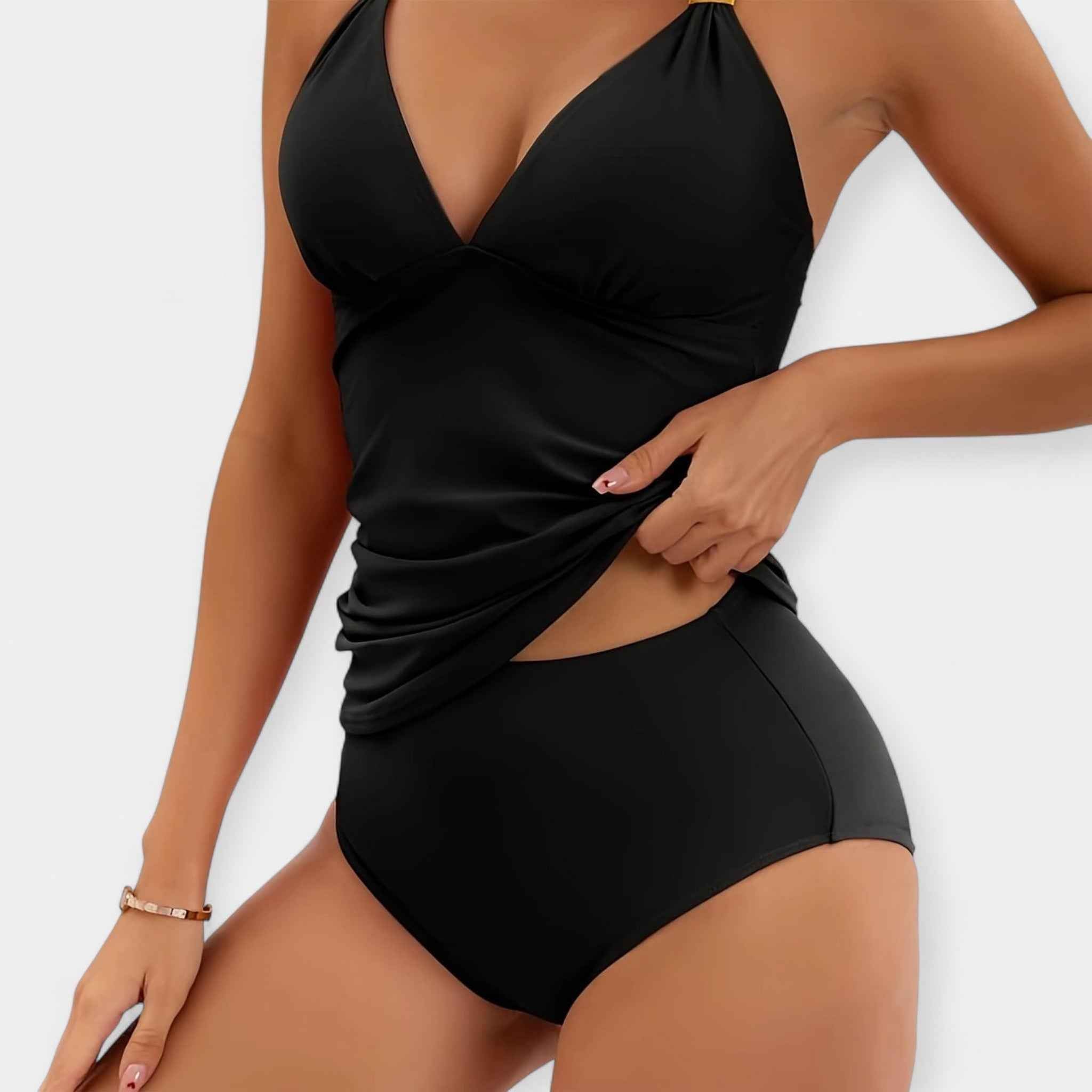 Tankini mit offenen Schultern und Stil