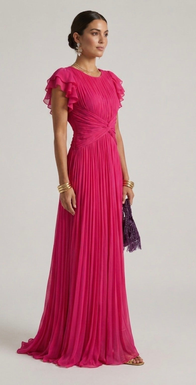 Lina & Emma™ | Plissiertes Abendkleid