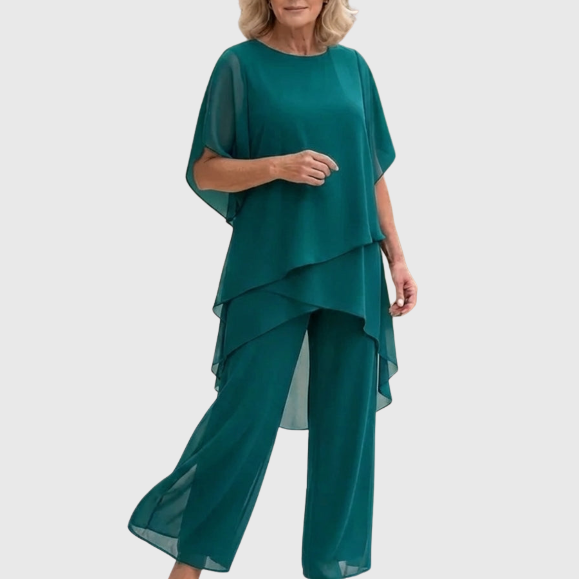 ELARA | Fließendes Palazzo-Set für eleganten Komfort und Stil