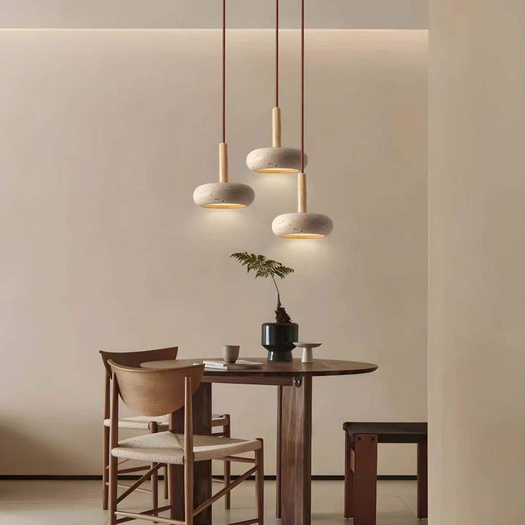 Faustina - Elegant Hängelampe im Luxus Travertin-Design