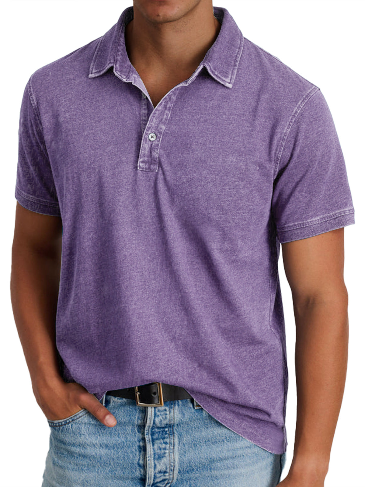 Raveena - Elegantes Polo mit Kragen für einen eleganten Look