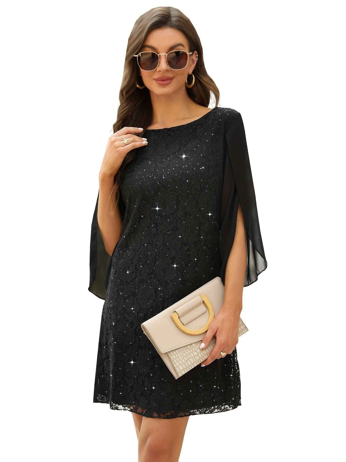 Madeleine – Elegant Lace Midi Dress