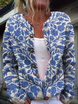 Elizabeth kuschelig-warm Cardigan mit eleganter Drapierung Damen