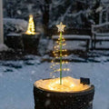 Solar-Lichterketten mit Weihnachtsbeleuchtung für magische Räume