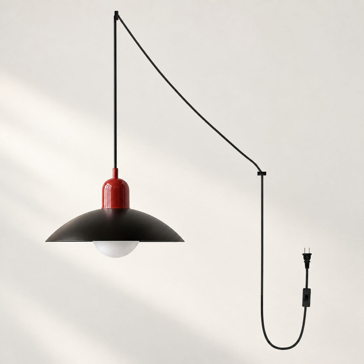 Mid Century Bauhaus Steckerpendelleuchte