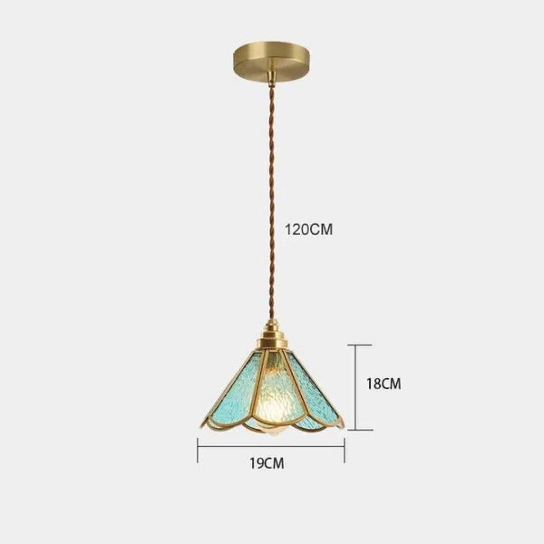 Brivon - Elegante Pendelleuchte mit Glas-Lateindesign für ein stilvolles Interieur