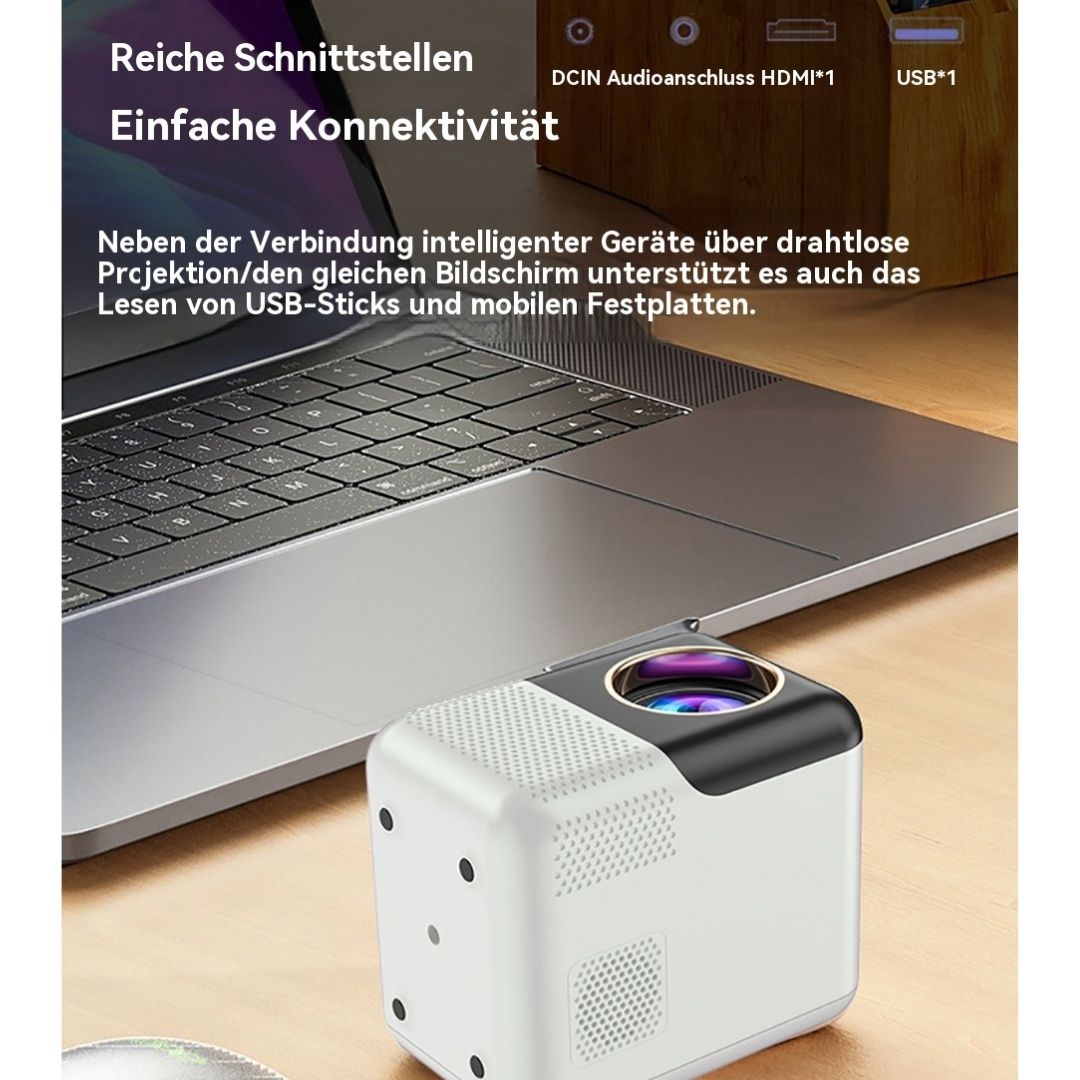 Mini-HD-Heimkinoprojektor - Tragbar