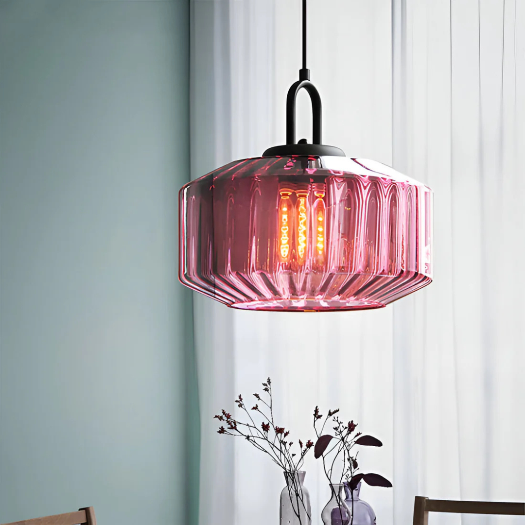 Mireta - Vintage Stilvolle Bunte Glas Hanglampe für eine Einzigartige Atmosphäre