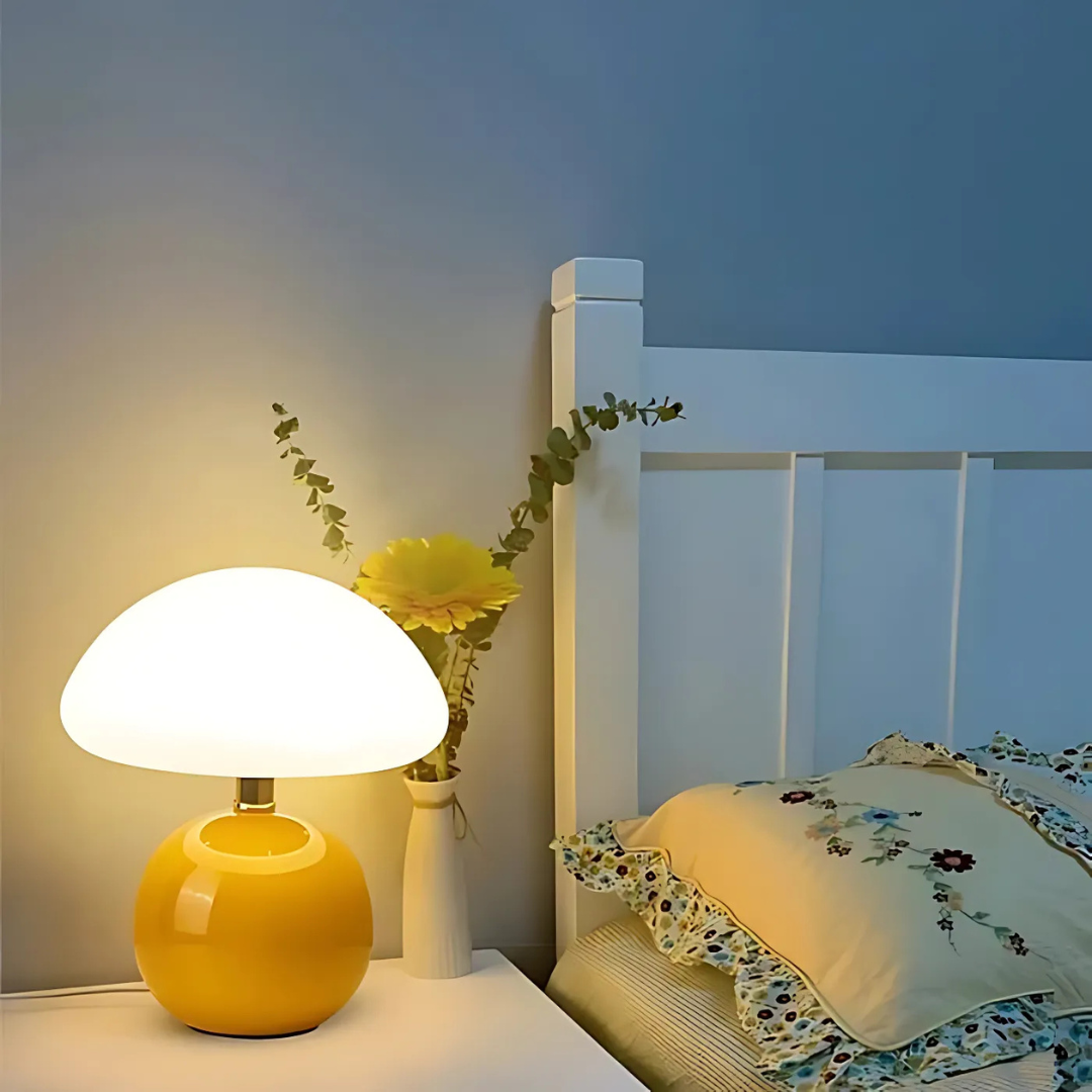Photis - Moderne elegante Pilz LED-Tischlampe für eine stilvolle Atmosphäre