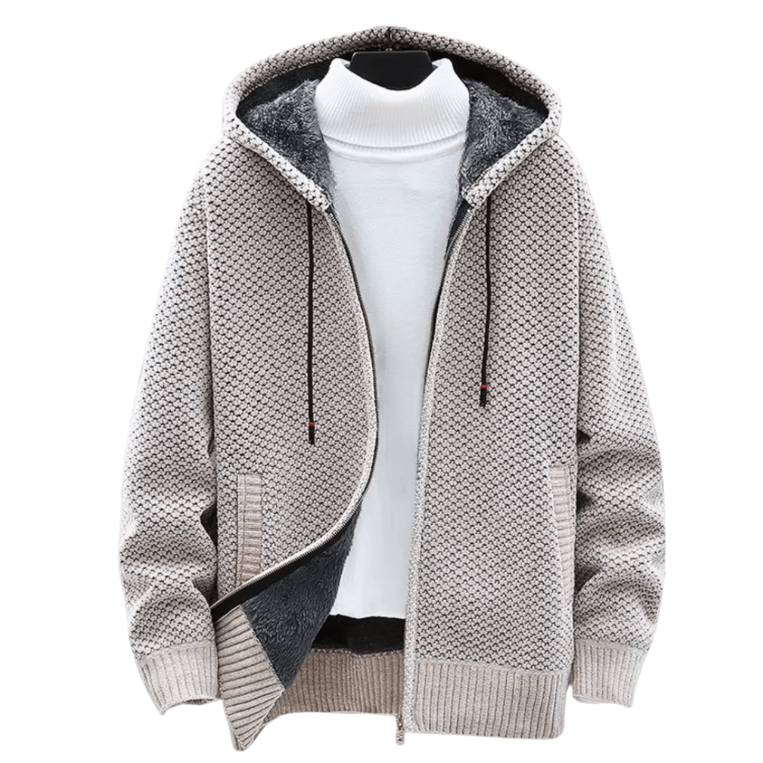 Premium-Thermo-Strickhoodie: weiche Wärme und überlegener Tragekomfort