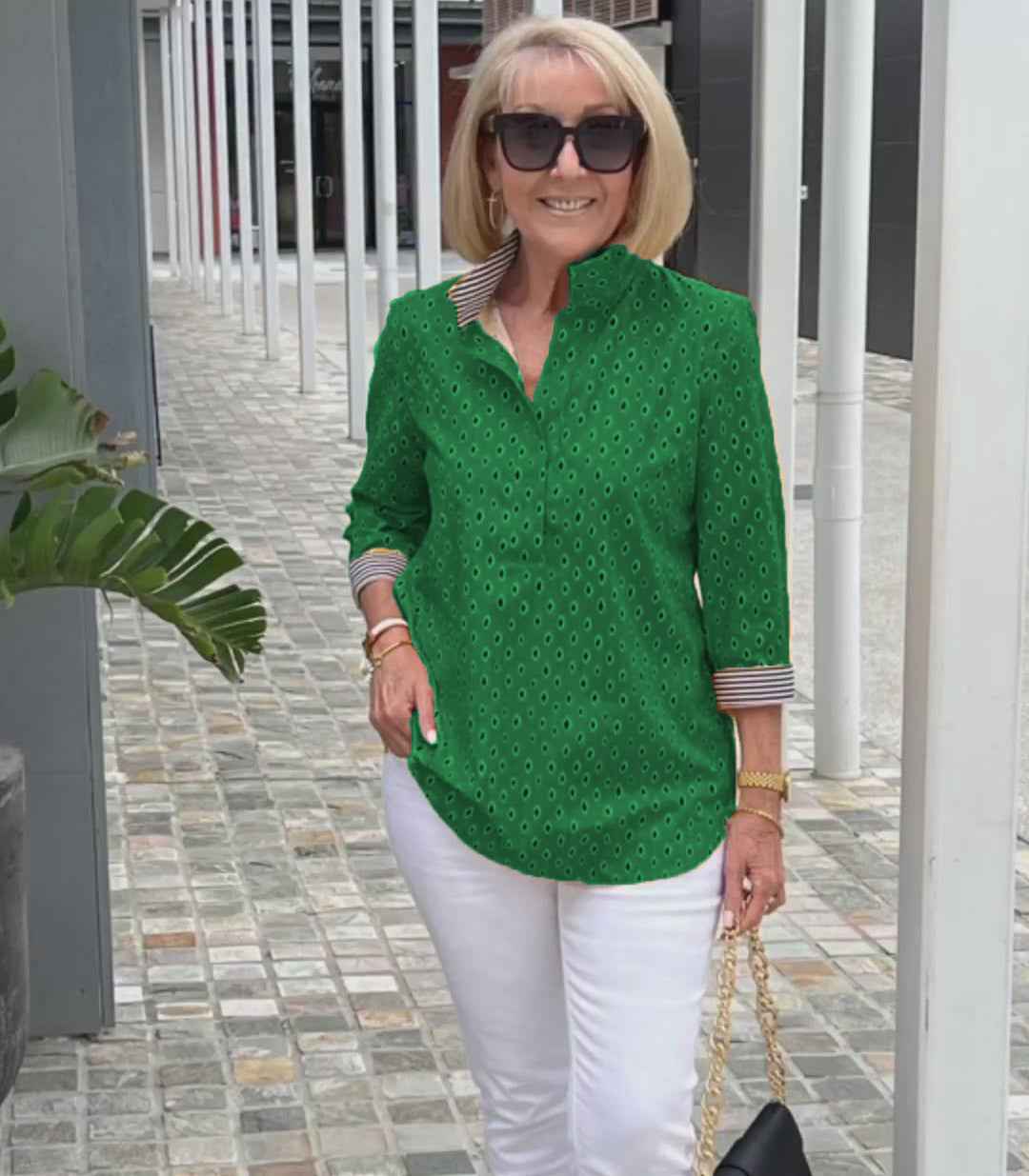 Elegantes Zweiteiliger Serene Stil Ensemble