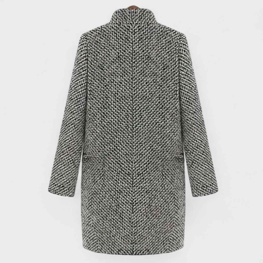 Claudine – luxuriöser, zeitloser Mantel für Herbst und Winter